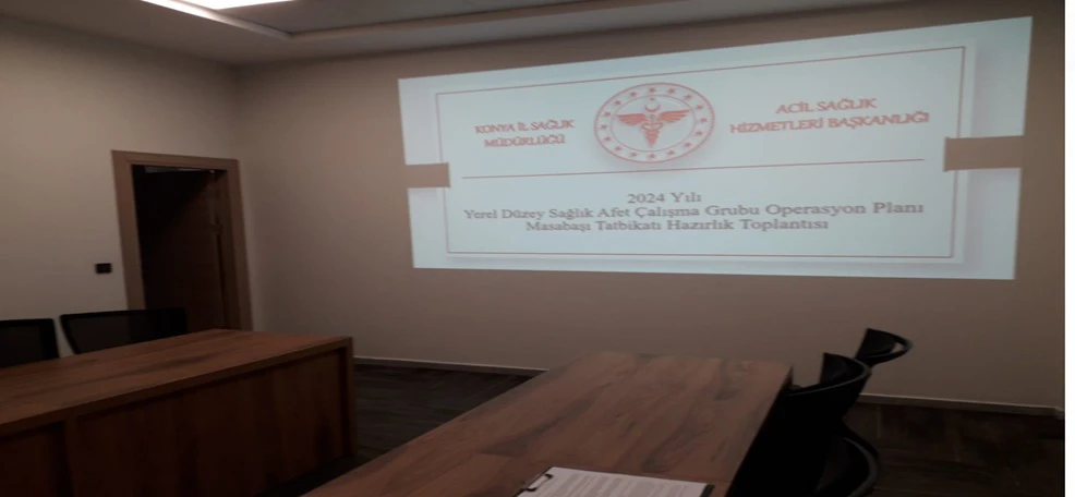 Yerel Düzey Sağlık Afet Çalışma Grubu Operasyon Planı Ve Masabaşı ve Saha Tatbikatı hazırlık toplantısı